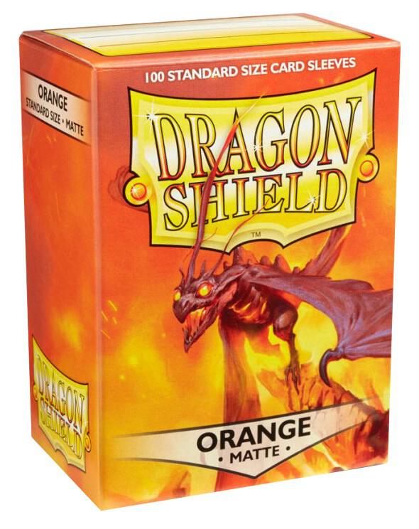 Dragon Shield Sleeves - MATTED ORANGE