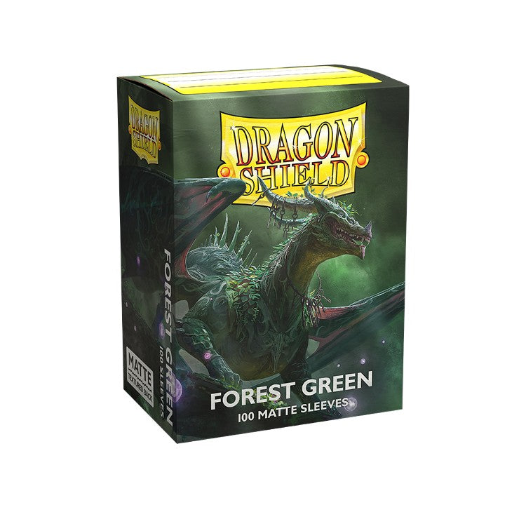Dragon Shield Sleeves - MATTED FOREST GREEN