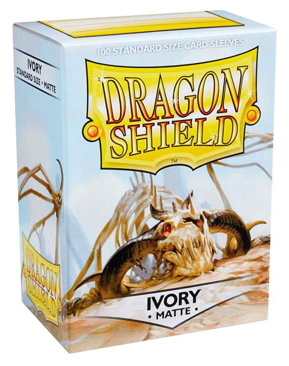 Dragon Shield Sleeves - MATTED IVORY