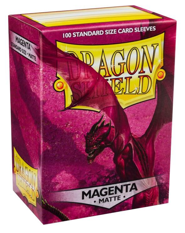 Dragon Shield Sleeves - MATTE MAGENTA