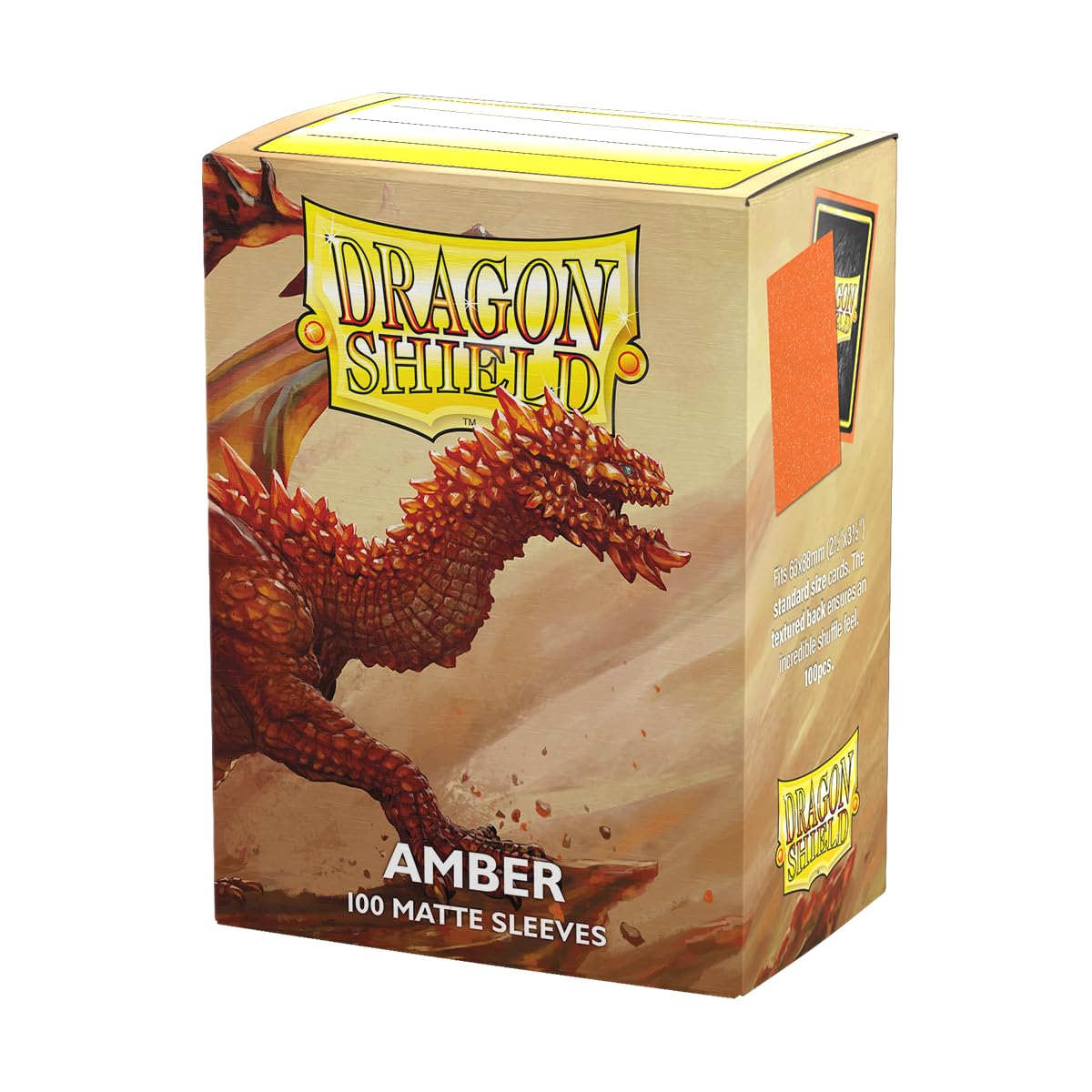 Dragon Shield Sleeves - AMBER